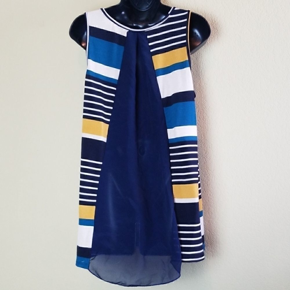 Blu Planet Striped Tank Top - Picture 5 of 8
